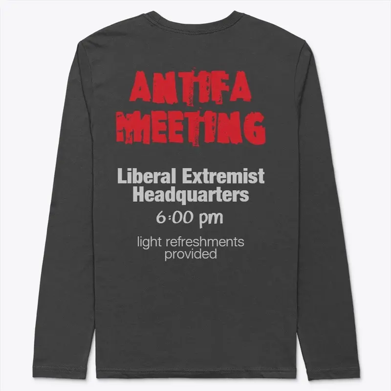 Antifa Meeting Flyer: TOP SECRET