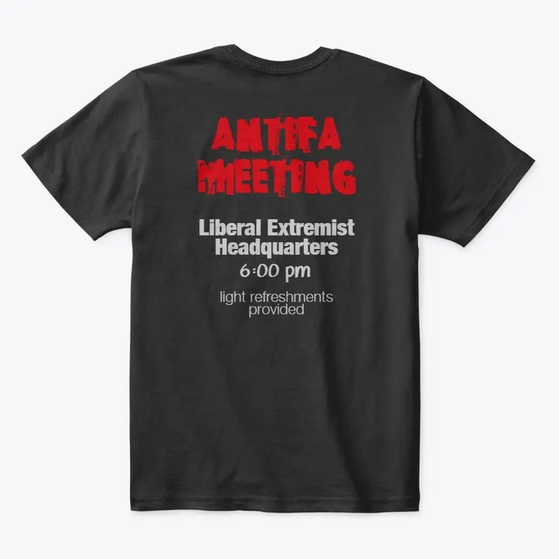 Antifa Meeting Flyer: TOP SECRET