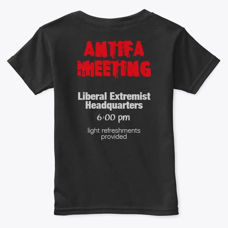 Antifa Meeting Flyer: TOP SECRET