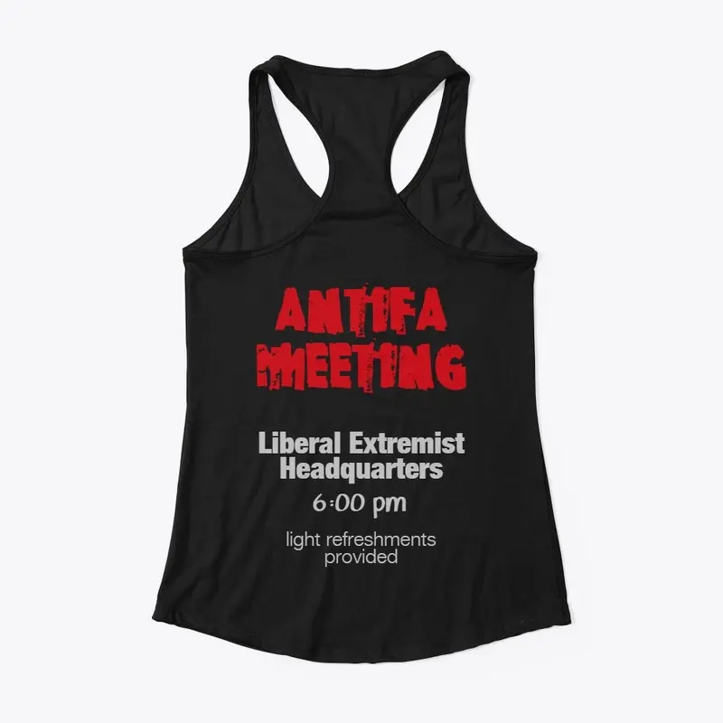 Antifa Meeting Flyer: TOP SECRET