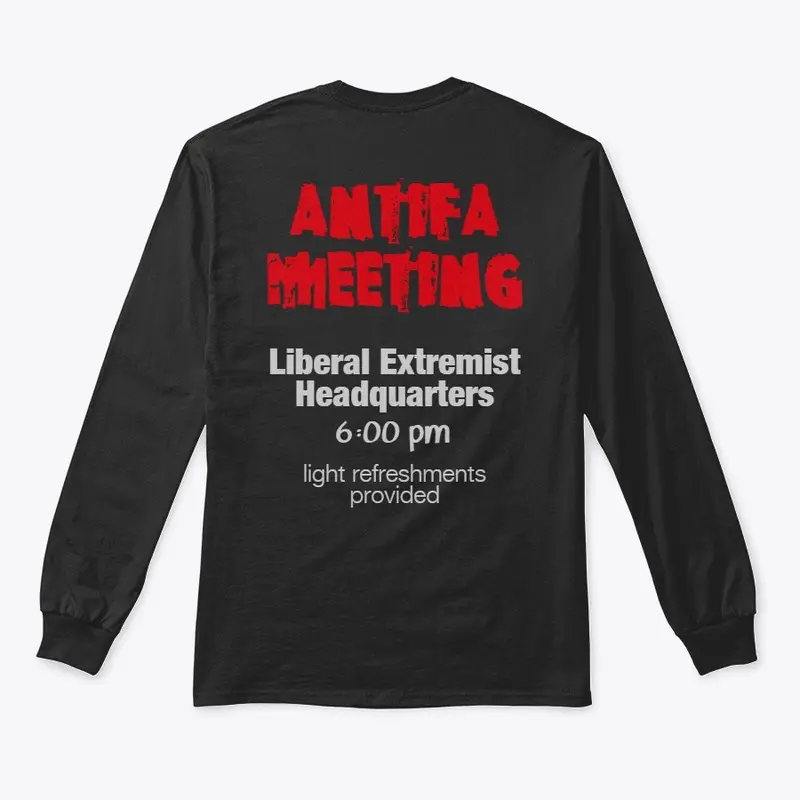 Antifa Meeting Flyer: TOP SECRET