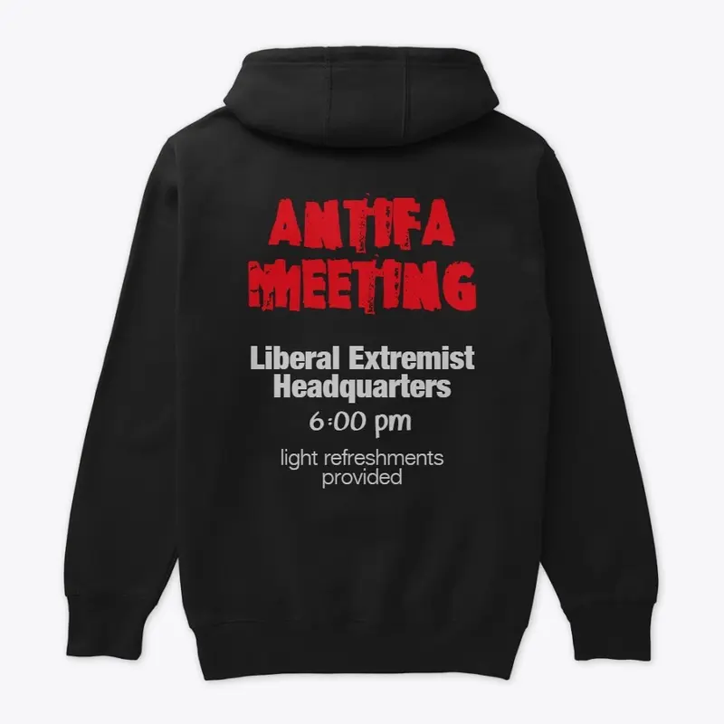 Antifa Meeting Flyer: TOP SECRET