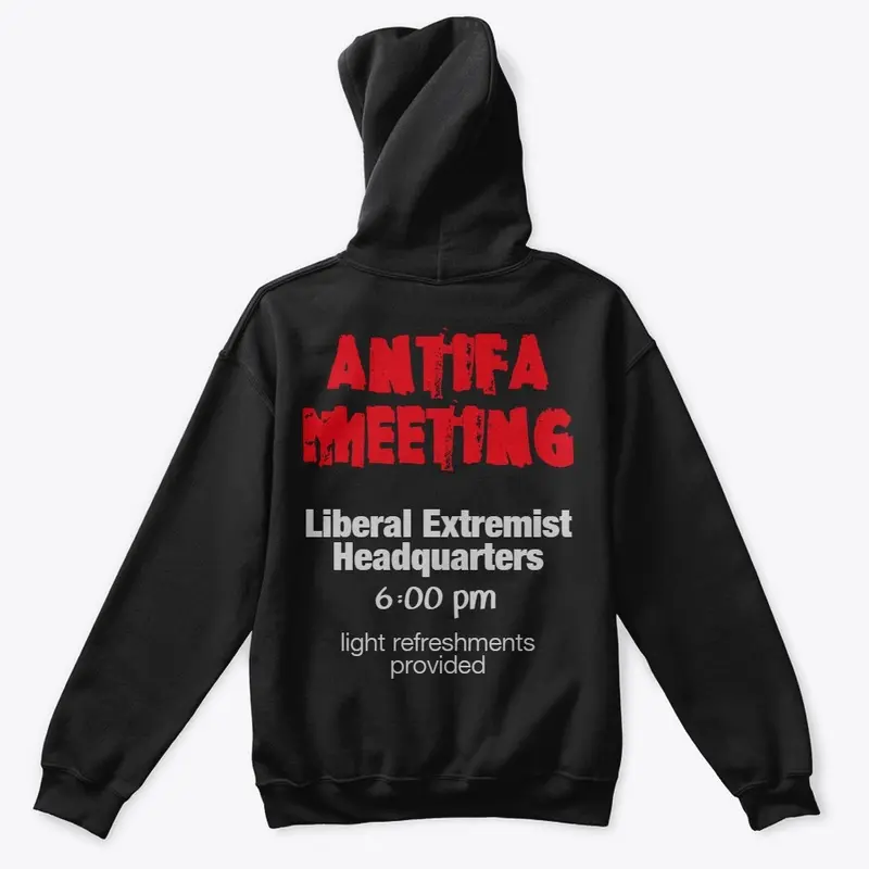 Antifa Meeting Flyer: TOP SECRET